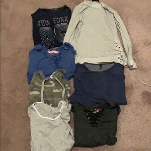 Bundle of long sleeves